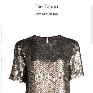 Java sequin top Elie Tahari large